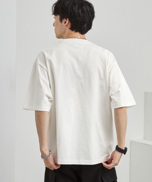 新品Tシャツ tシャツ 刺繍 白S レディース メンズ 半袖T ワンフォークロージング 1111clothing ワンフォークロージング