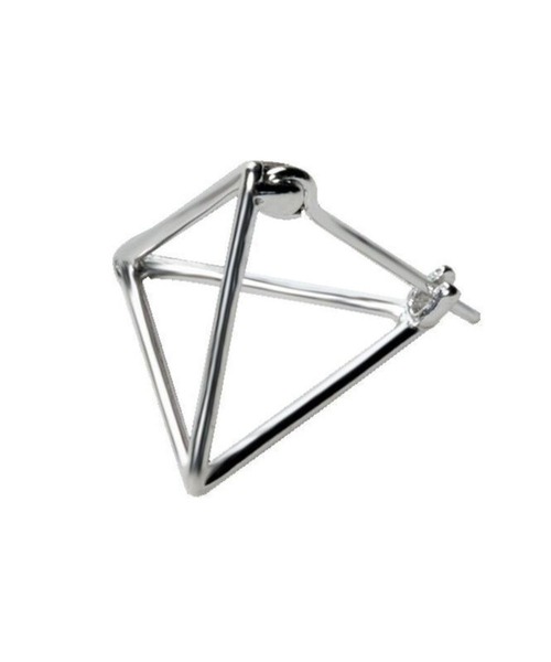 yu-ka ピアス YU-KA:トライアングルモダンピアス triangle design