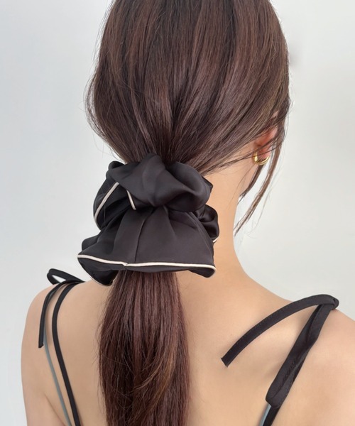 Ada. シュシュ パイピング サテン シュシュ : ZOZOTOWN Yahoo!店