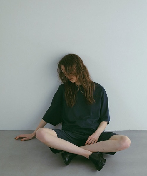 etre tokyo three dots パウダリーコットンTee 25ss three dots パウダリーコットンTee(F OFF WHITE): トップス