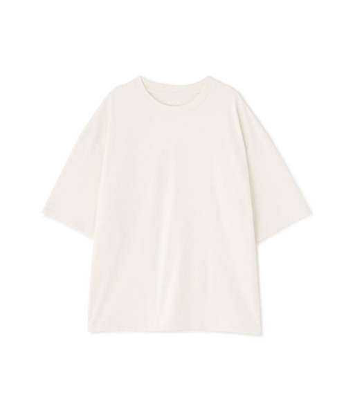 three dots パウダリーコットンTee(F OFF WHITE): トップス