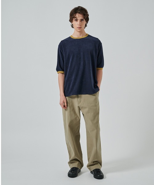 markaware（マーカウェア） tシャツ ORGANIC COTTON PILE RINGER PILE