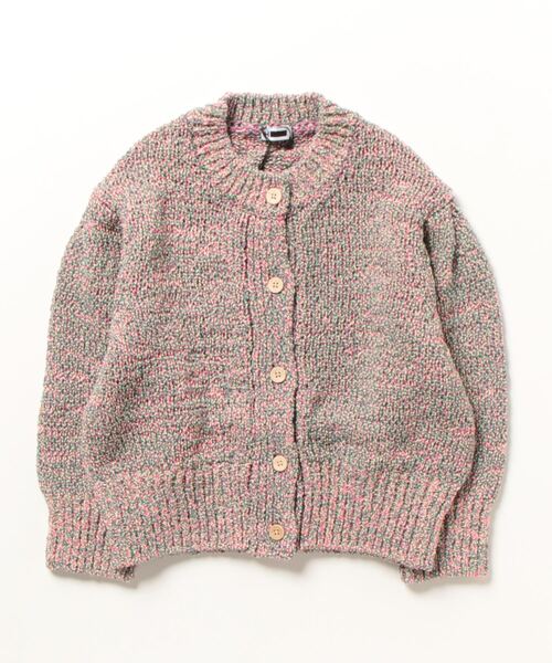 「H　BEAUTY&YOUTH UNITED ARROWS」 ニットカーディガン FREE ピンク レディース