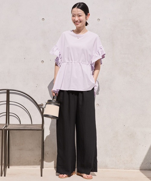 AMERICAN HOLIC tシャツ 「水陸両用」UVカット袖フリルプル