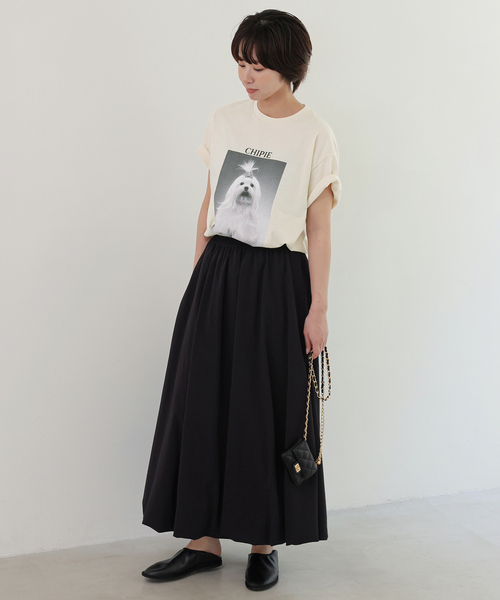 SLOBE IENA tシャツ DOG PHOTO TEE レディース : ZOZOTOWN Yahoo