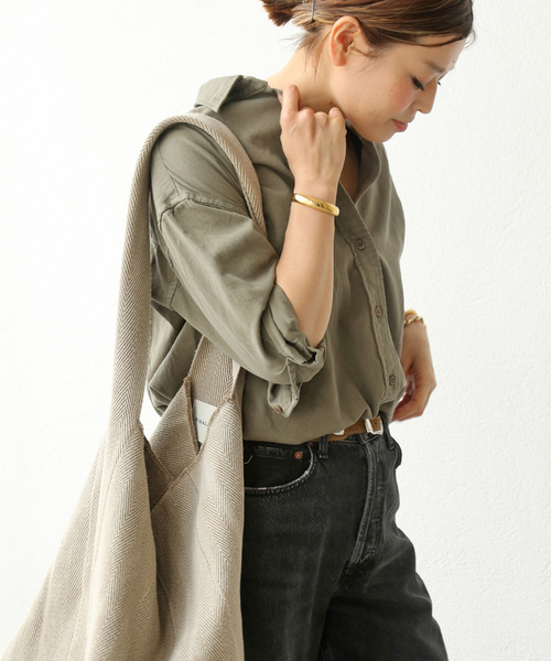 「Deuxieme Classe」 長袖シャツ FREE カーキ レディース Deuxieme Classe 「Deuxieme Classe」 長袖シャツ FREE カーキ