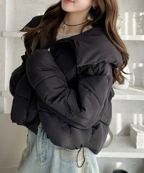 Ada. ダウンコート ダウンジャケット ビッグカラー 中綿 ダウン