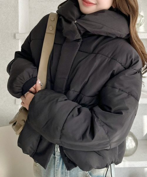 Ada. ダウンコート ダウンジャケット ビッグカラー 中綿 ダウン