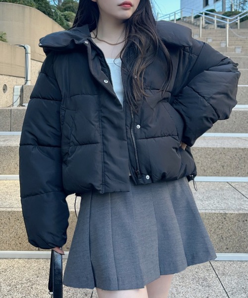 Ada. ダウンコート ダウンジャケット ビッグカラー 中綿 ダウン