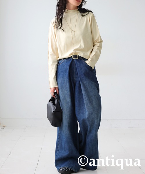 antiqua 「antiqua」 「patterntorso」長袖カットソー R