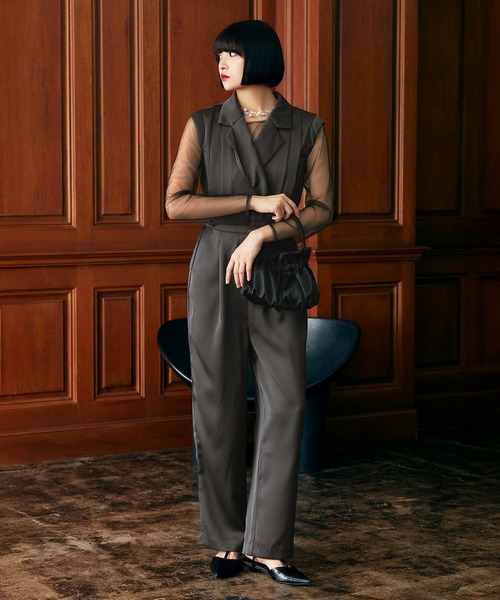 darial（ダリアル） パンツドレス 「darial」2way pants set dress