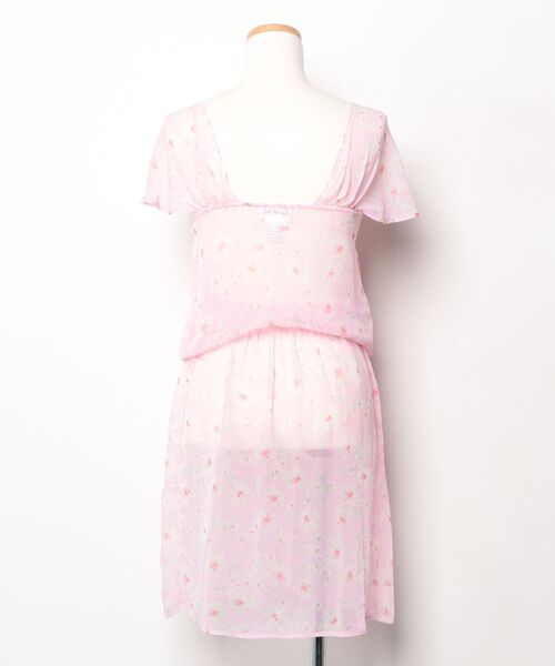 agnès b. 花柄ノースリーブワンピース サイズ1 agnes b. 「agnes b.」 花柄ノースリーブワンピース 36 ピンク