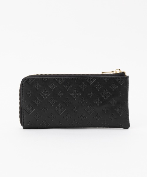 【美品】 デイリーラシット グリーン レザー 長財布 レディース スリムで軽く大容量な長財布（グリーン）14枚カードポケット