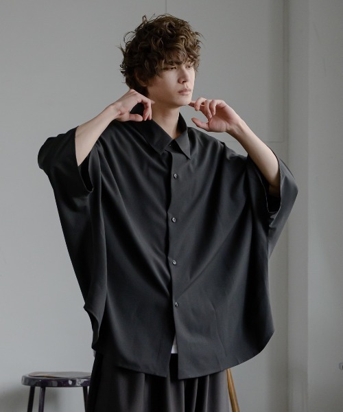 KUUUPY 「KUUUPY」 半袖シャツ MEDIUM ブラック メンズ
