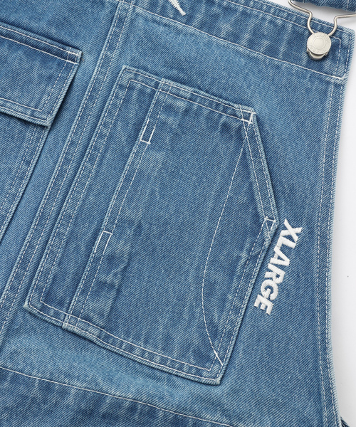 XLARGE（エクストラ ラージ） デニムオーバーオール S ブラック メンズ
