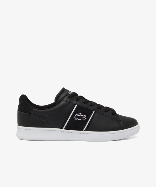 「LACOSTE」 ローカットスニーカー 28.5cm ホワイト×ホワイト メンズ