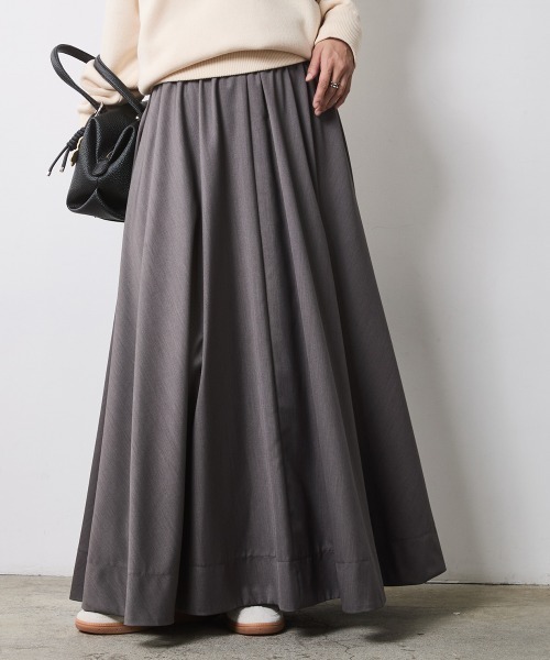 CHIC STYLE（シックスタイル） スカート フレアマキシスカート「大きい