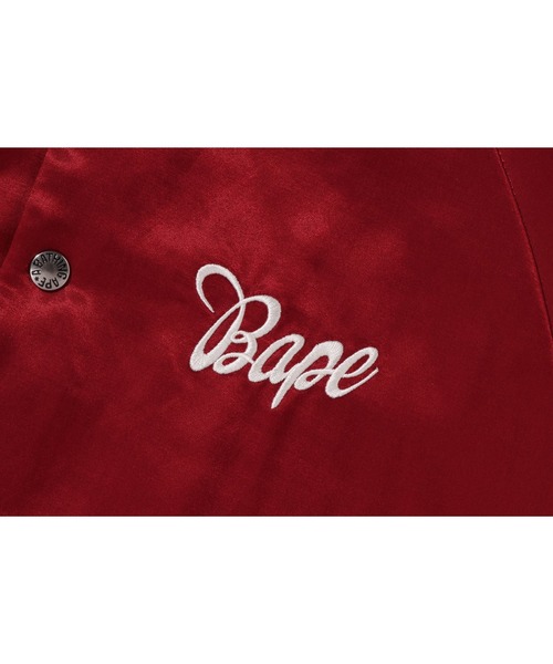 A BATHING APE（アベイシングエイプ） スタジャン BAPE SATIN VARSITY