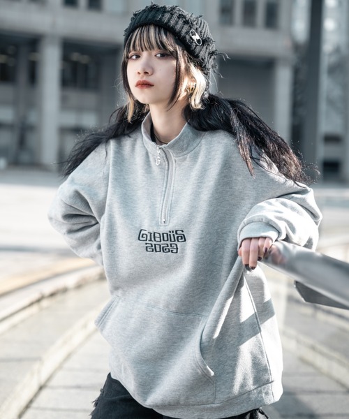 「L.H.P」 「gibous」スウェットカットソー M グレー レディース_画像5