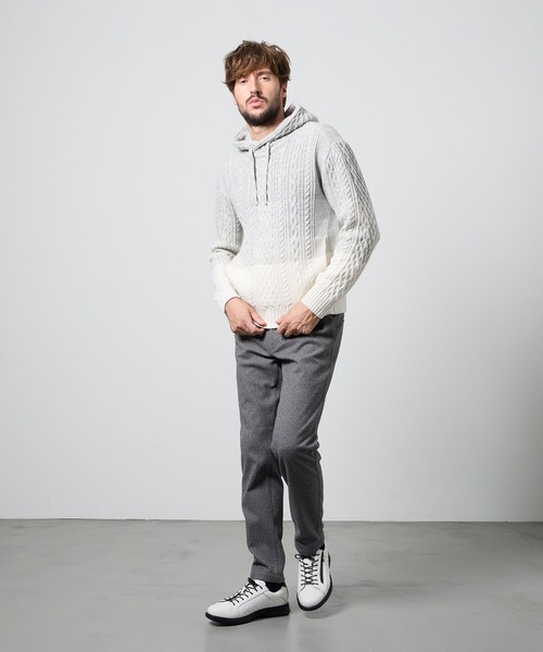 HIDEAWAYS NICOLE（ハイダウェイ ニコル） セーター ニット ケーブル