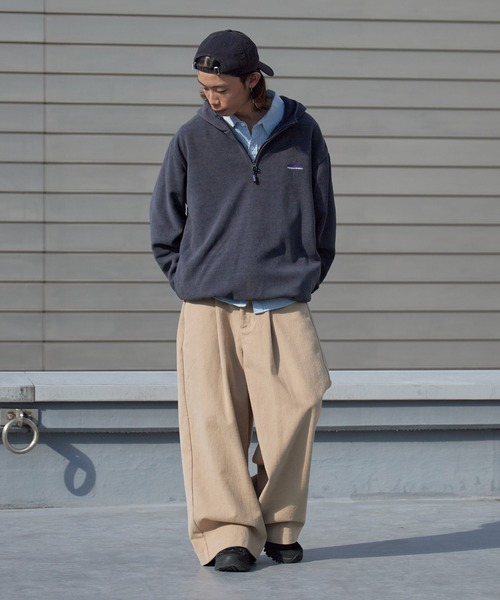 THOUSAND MILE（サウザンドマイル） パーカー KNIT FREECE HALF ZIP
