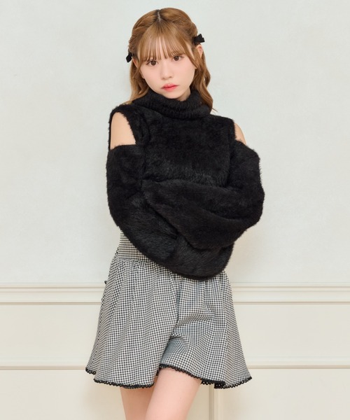 DEPAREILLE タートルネック　ニット apres jour（アプレジュール） タートルネック ニット セーター 肩開き