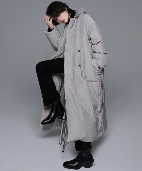 ADRER アドラー ダウンジャケット トレンチコート REFLEM ADRER（アドラー） ダウンコート MEDIUM ブラック メンズ : ZOZOTOWN