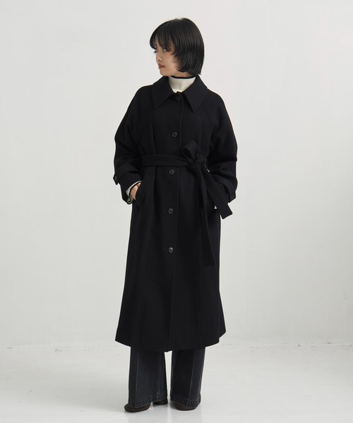 ぽ*た様 新品タグ付き ユナイテッドトウキョウ Vネックウールロングコート ブラ ぽ*た様 新品タグ付き ユナイテッドトウキョウ Vネックウールロング