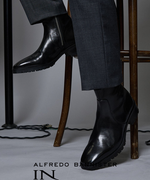 alfredoBANNISTER（アルフレッドバニスター） ブーツ スクエア サイド