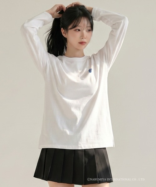 ANGEL BLUE（エンジェルブルー） ヘンリーネック tシャツ 「エンジェル