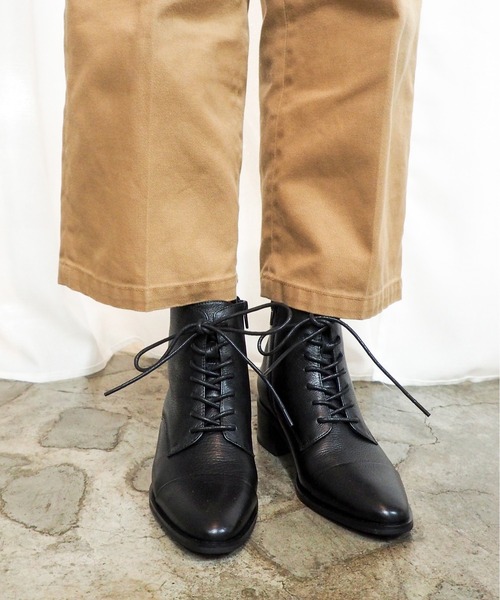 cava cava（サヴァサヴァ） ショートブーツ 24.5cm ブラック