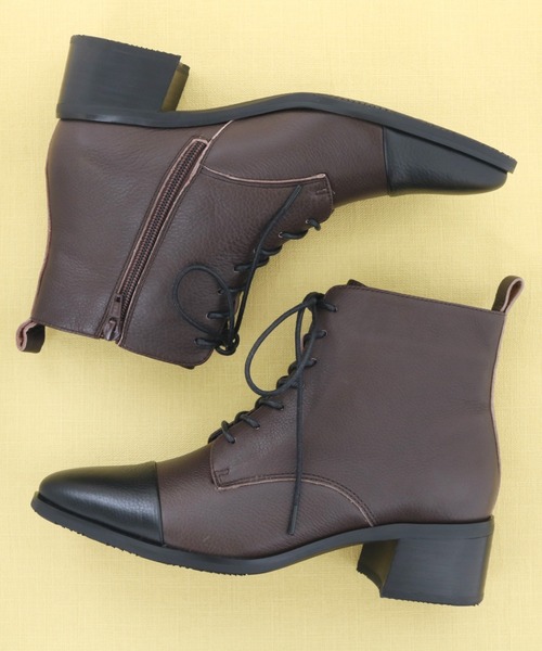 「cava cava」 ショートブーツ 24.5cm ブラック レディース_画像3