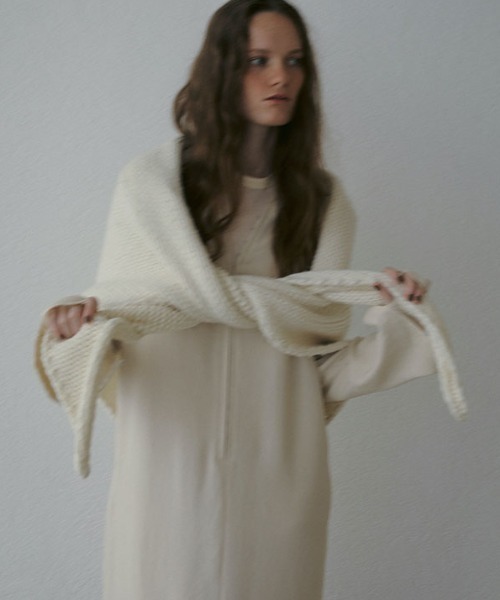 「ETRE TOKYO」 長袖ワンピース M ライトベージュ レディース_画像9