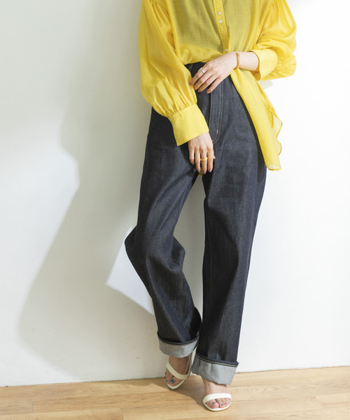 「PICCADILLY」 デニムパンツ SMALL ノンウォッシュ レディース_画像3
