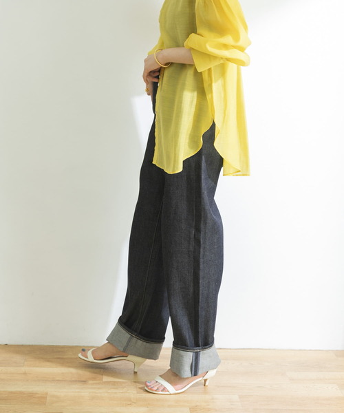 「PICCADILLY」 デニムパンツ SMALL ノンウォッシュ レディース_画像7