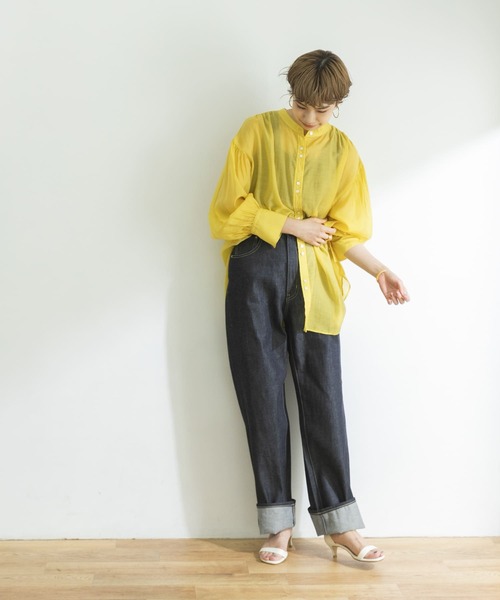 「PICCADILLY」 デニムパンツ SMALL ノンウォッシュ レディース_画像9