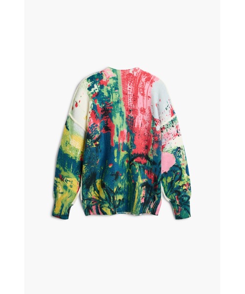 Desigual（デシグアル） ニット セーター カラフルフローラル クルー 