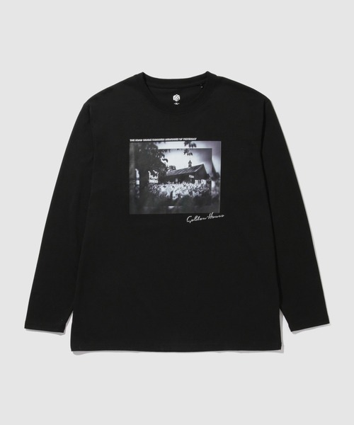 tシャツ T-GRAPHICS フォトプリント長袖Tシャツ メンズ レディース