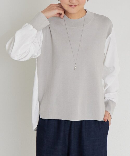 BEARDSLEY（ビアズリー） ニット セーター フハクコンビボーダーニット