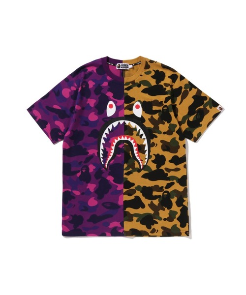 A BATHING APE BAPE CAMO 刺繍　ポロシャツ　tシャツ L A BATHING APE（アベイシングエイプ） ポロシャツ ABC CAMO LARGE APE