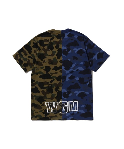A BATHING APE（アベイシングエイプ） tシャツ SPLIT CAMO SHARK TEE