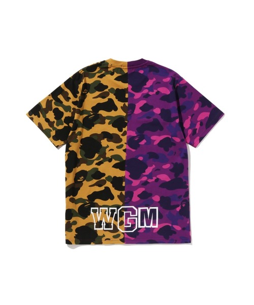 A BATHING APE（アベイシングエイプ） tシャツ SPLIT CAMO SHARK TEE