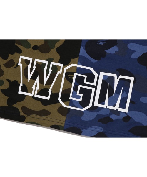 A BATHING APE（アベイシングエイプ） tシャツ SPLIT CAMO SHARK TEE