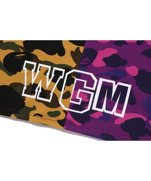 A BATHING APE（アベイシングエイプ） tシャツ SPLIT CAMO SHARK TEE