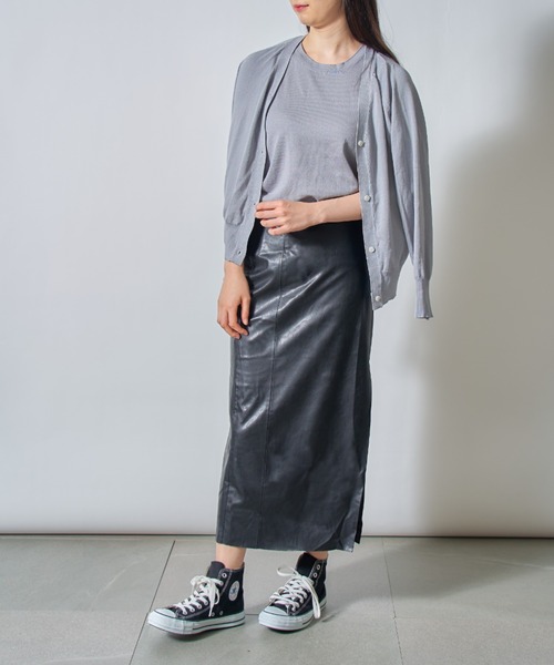 「MAISON BREEZE」 ニットアンサンブル FREE ブラック レディース_画像6