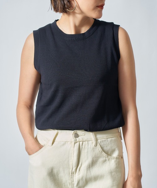 「MAISON BREEZE」 ニットアンサンブル FREE ブラック レディース_画像9