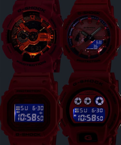 【美品/稼働】G-SHOCK DW-6900RRB Iconic Style G-Shock x Hardies NYC DW6900HH-5 Brown Digital Watch | Zumiez