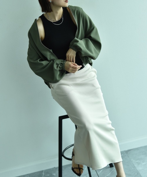 「INTERPLANET」 ブルゾン FREE ブラック レディース_画像7