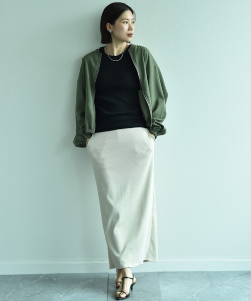 「INTERPLANET」 ブルゾン FREE ブラック レディース_画像8