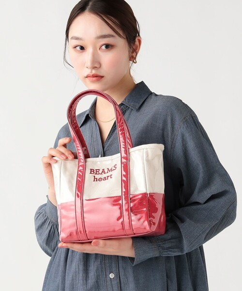 BEAMS HEART（ビームス ハート） トートバッグ キャンバス ビニール